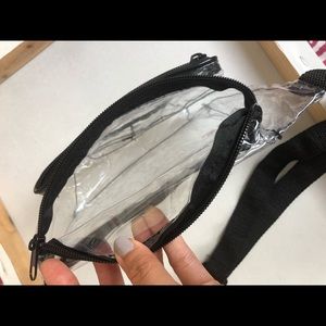 nike clear fanny pack